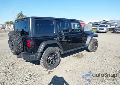 2021 Jeep Wrangler Unlimited Willys 4X4 from USA, damaged, VIN 1C4HJXDG1MW839724